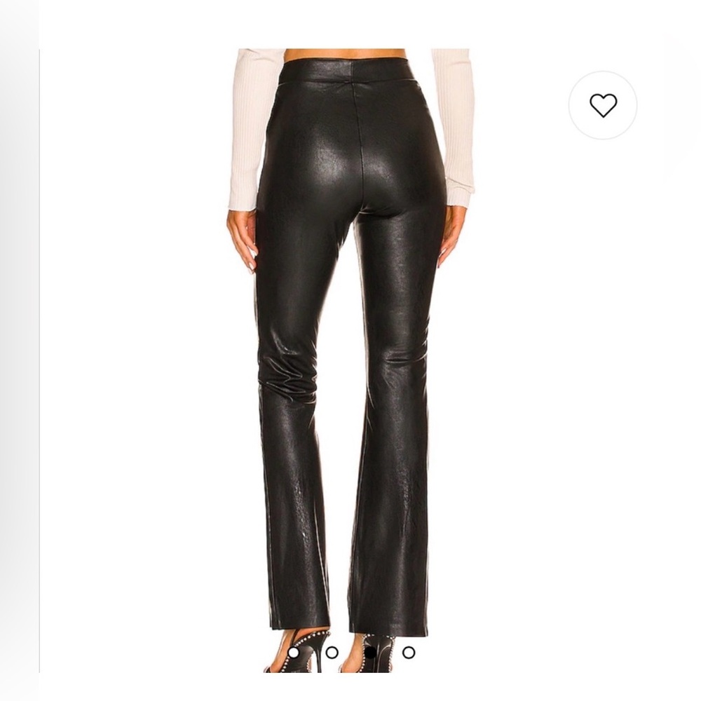 Commando Faux Leather Split Front Pants Size Medi… - image 2